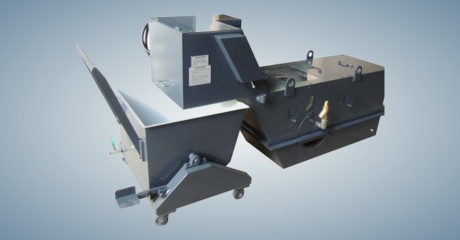 Rotary drum conveyor with stainless steel filtration drum by Unique Products India