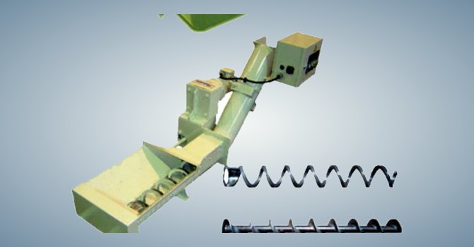 Screw and coil chip conveyor with interchangeable augers by Unique Products India